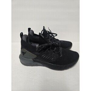 Under Armour Project Rock 3 Black Grey 3023005-001 Training Shoes Women Size 7.5